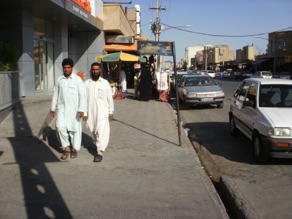 A street view in Zahedan, Iran